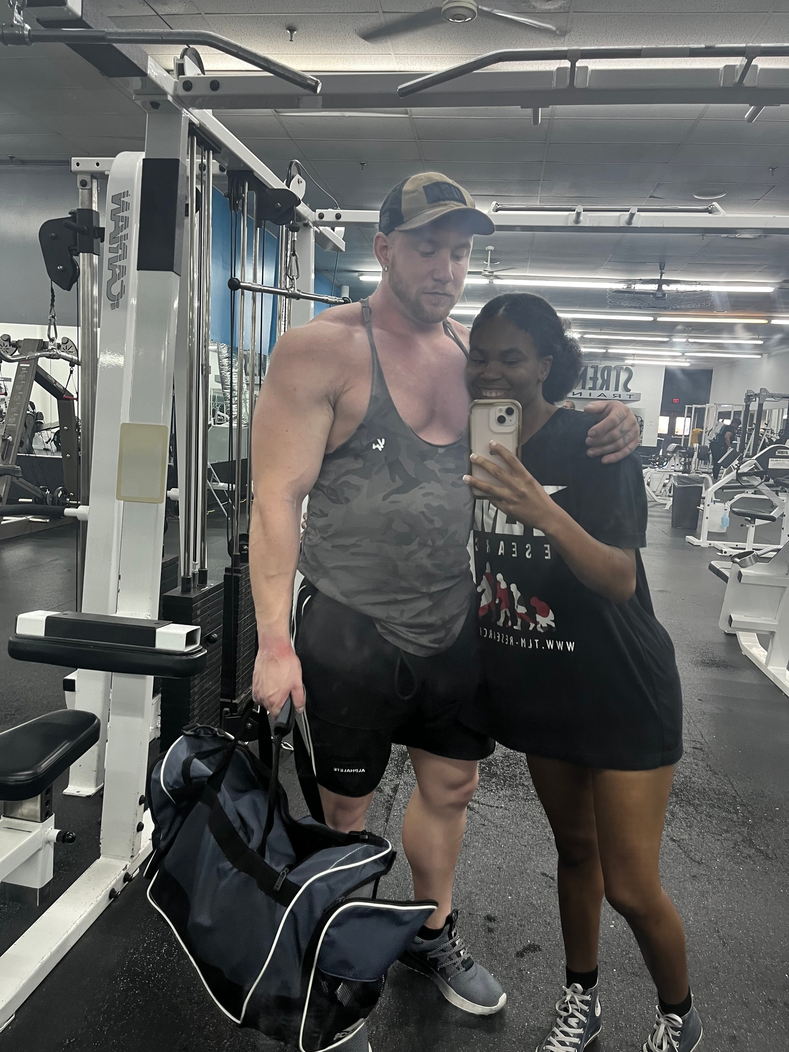 Tache & Ben at the gym